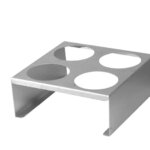 5091-ALUMINUM CUP HOLDER-SILVER-DEEP FREEZE 22-front