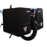 6230-TARMAC SADDLE HARD-Black-L+R 45CM-front