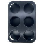 5521-2___plastic 6cup holder – top view